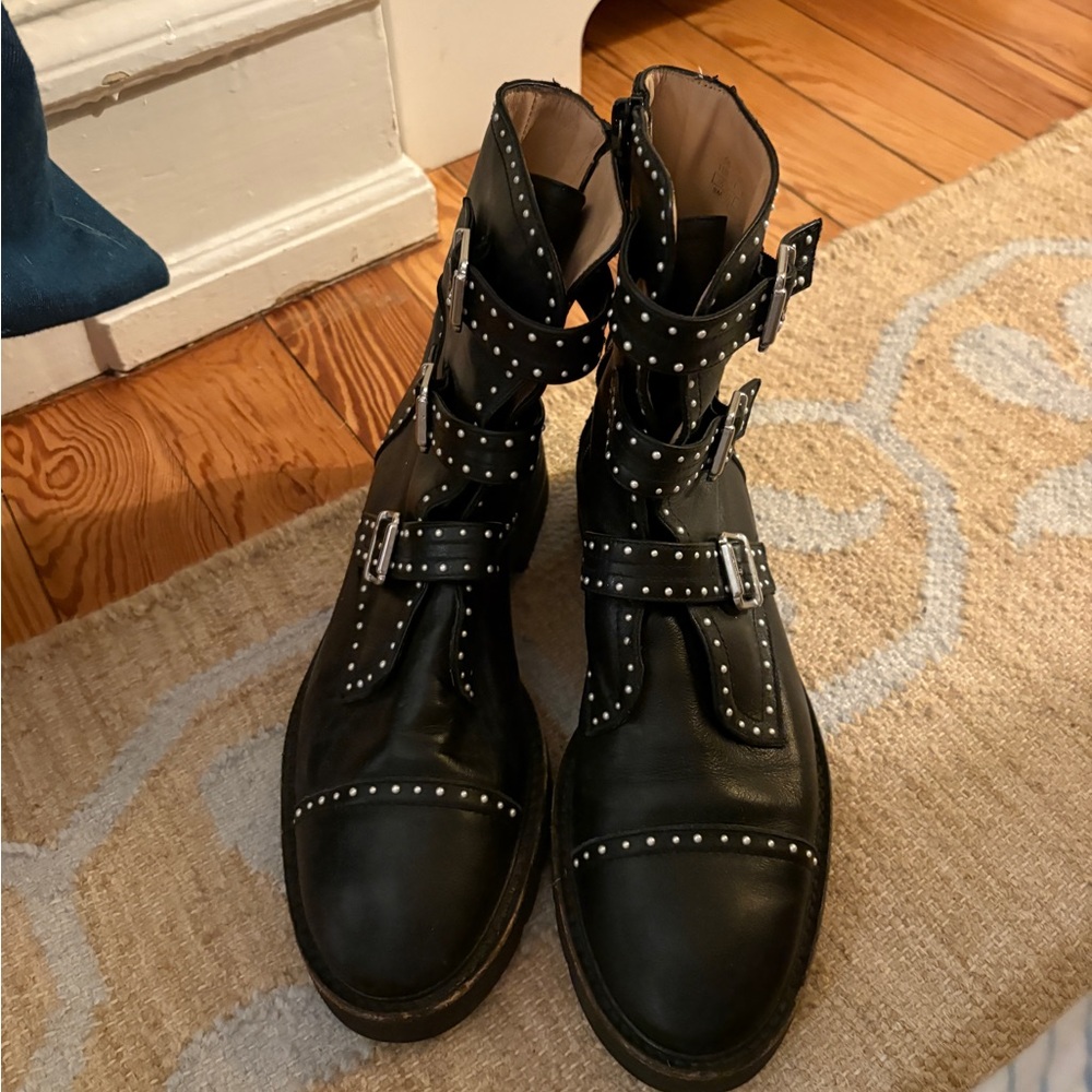 Stuart weitzman studded boots